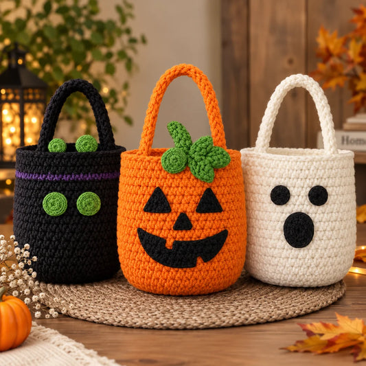 Crochet Halloween Basket