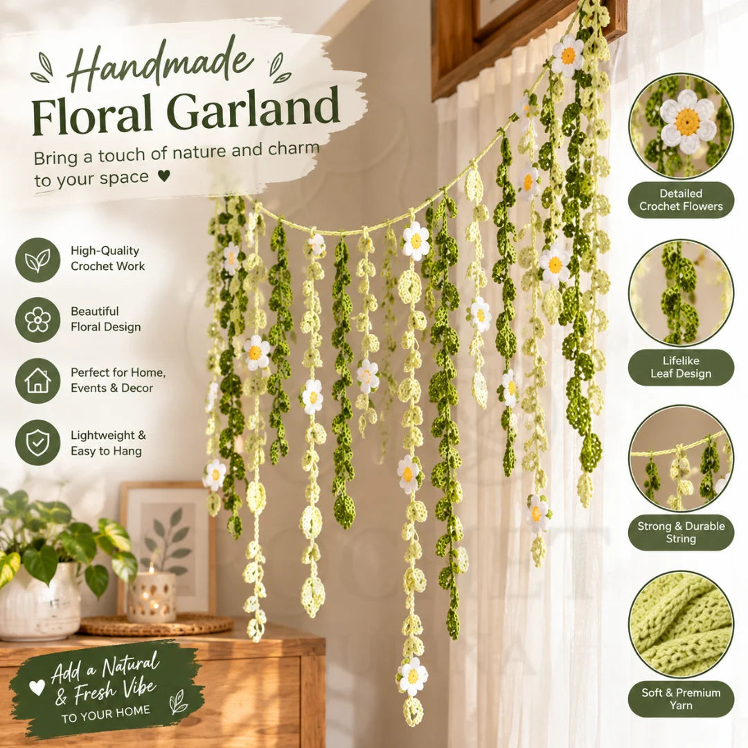 Handmade Floral Garland
