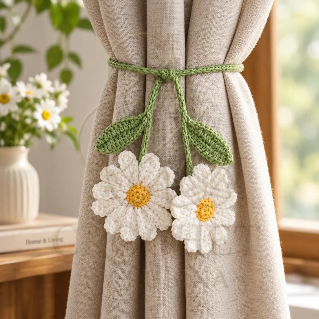 Crochet Curtain Tieback