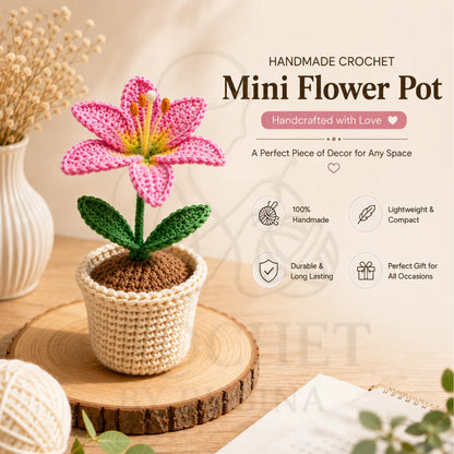 Crochet Flower Pot