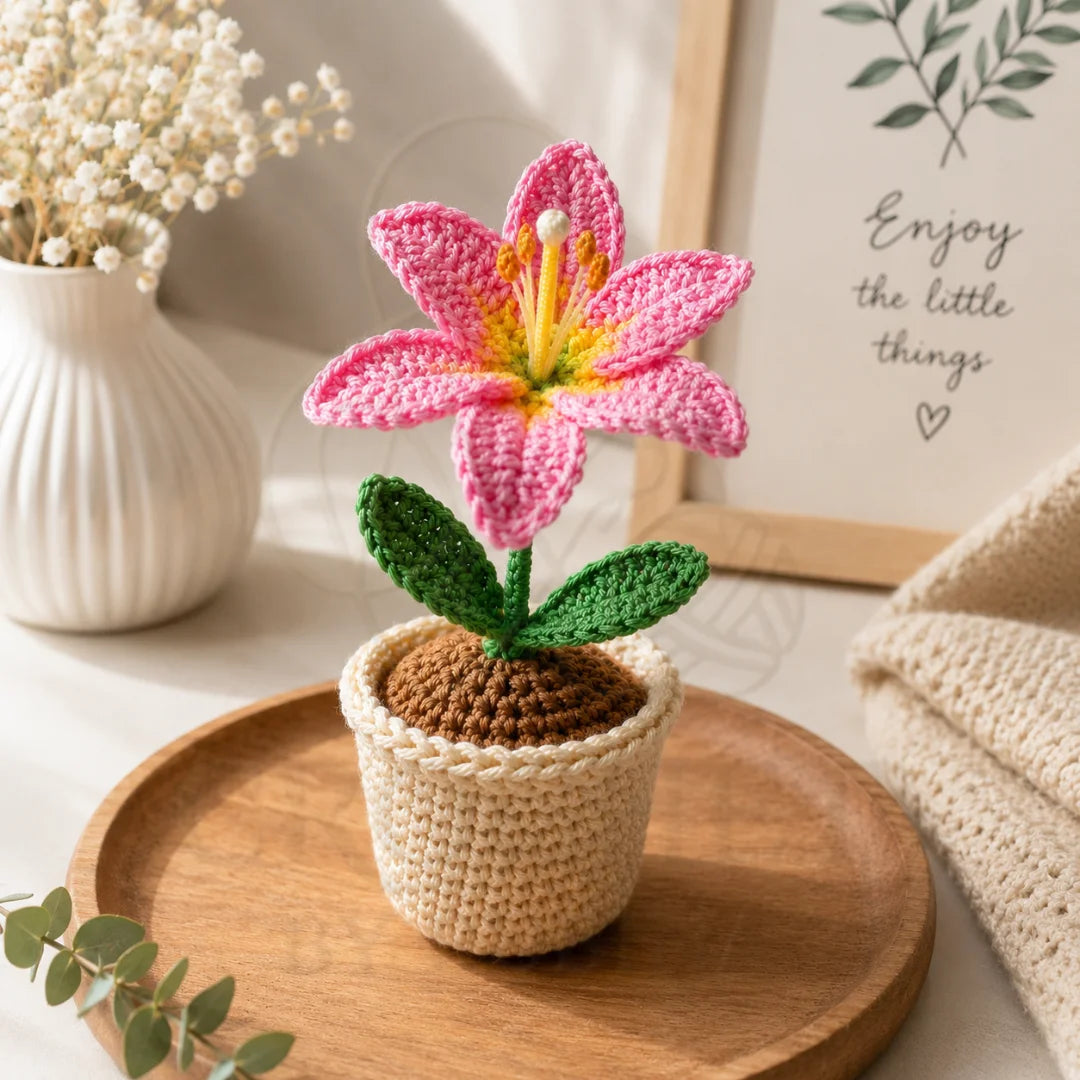 Crochet Flower Pot