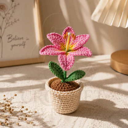 Crochet Flower Pot