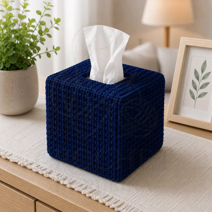Crochet Knitted Tissue Box Cover