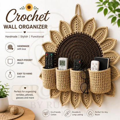 Crochet Wall Organizer