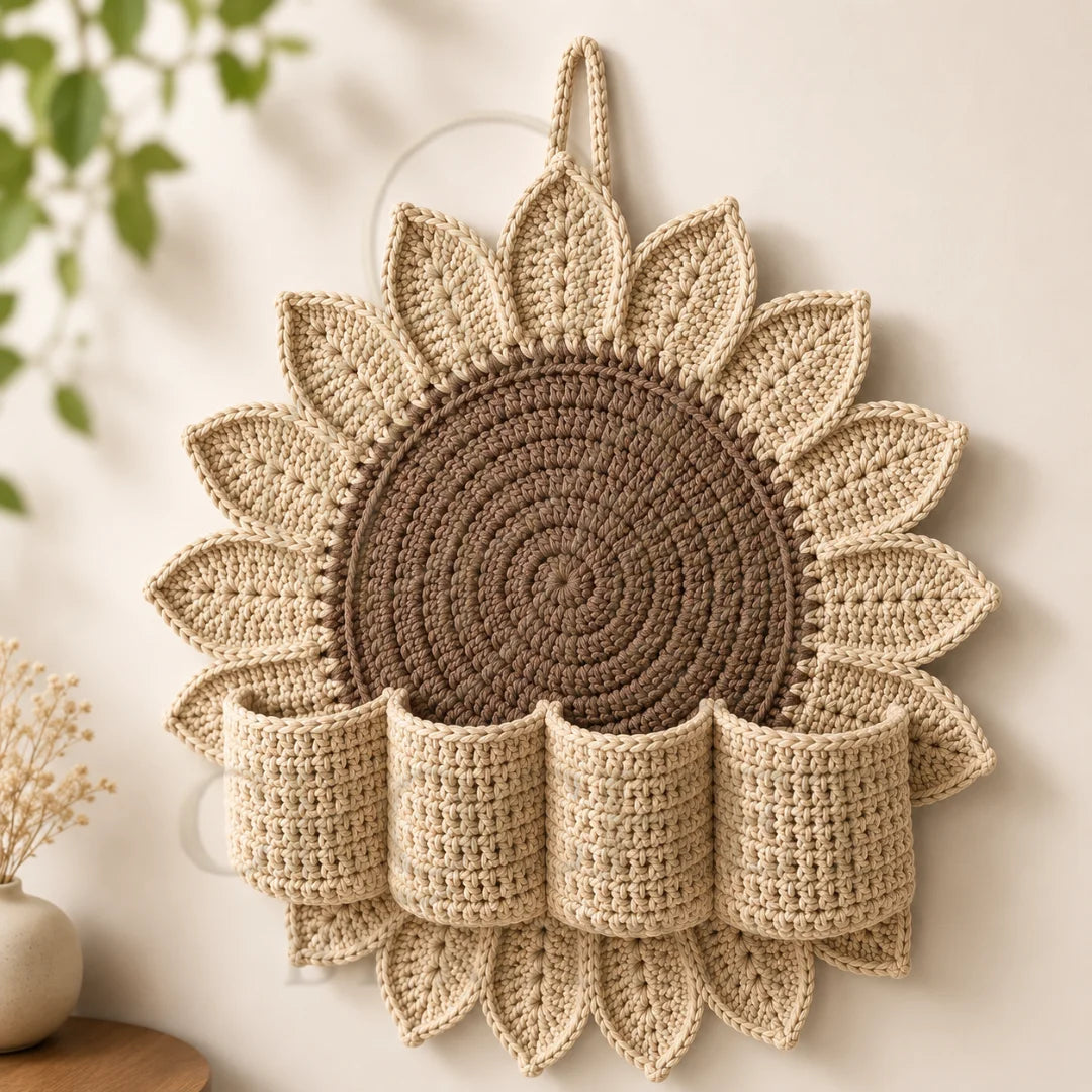 Crochet Wall Organizer