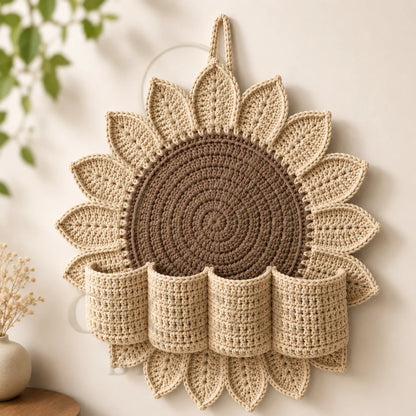 Crochet Wall Organizer