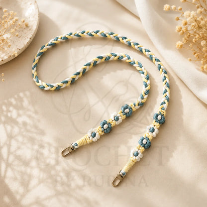 Crochet Pastel Bloom Phone Strap