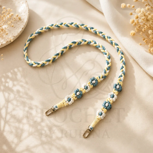 Crochet Pastel Bloom Phone Strap