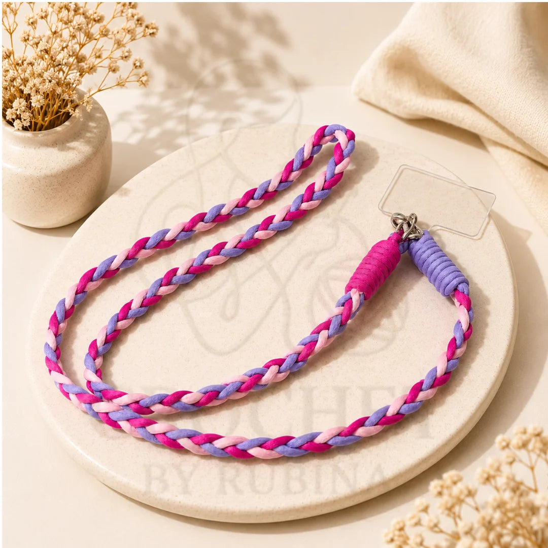 Crochet Braided Phone Strap