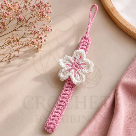 Crochet Flower Phone Charm