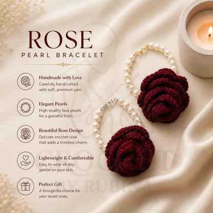 Rose Pearl Bracelet