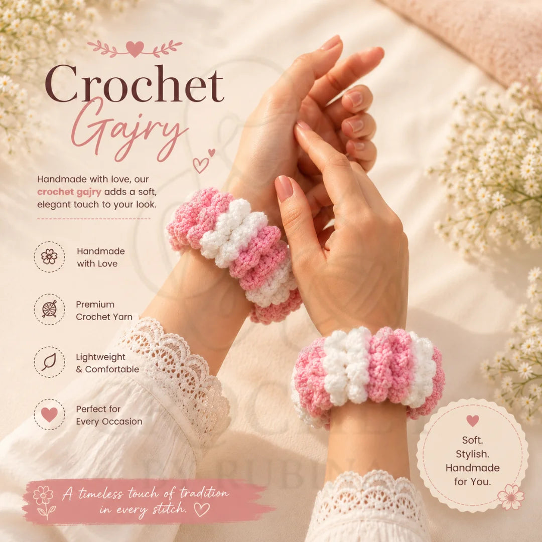 Crochet Floral Gajry