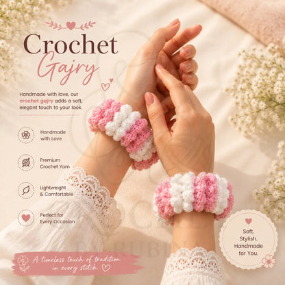 Crochet Floral Gajry