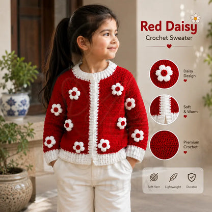 Crochet Daisy Sweater