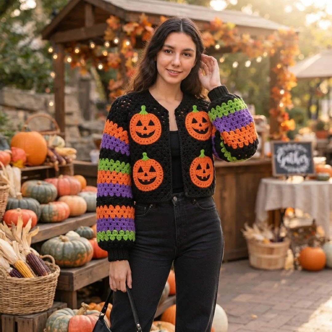 Crochet Halloween Sweater
