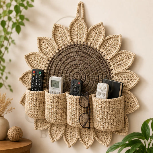Crochet Wall Organizer