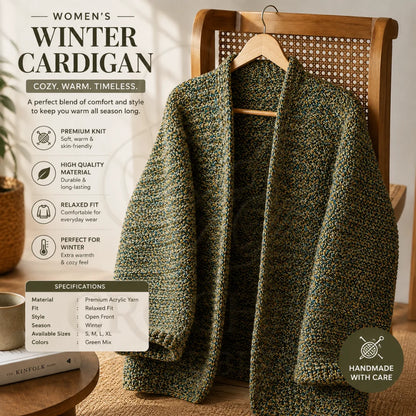 Crochet Women’s Cardigan