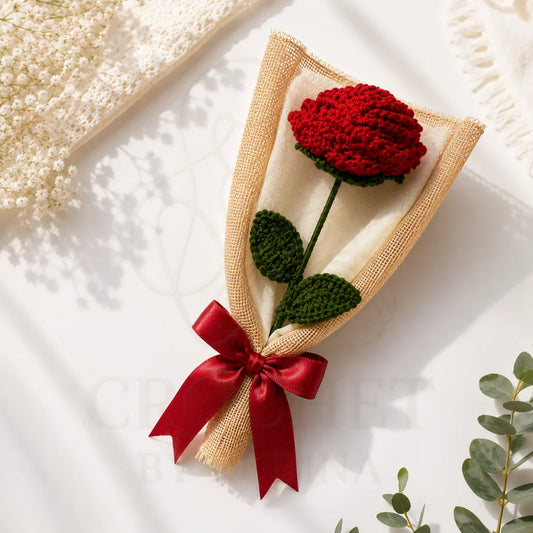 Crochet Rose Bouquet