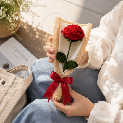 Crochet Rose Bouquet