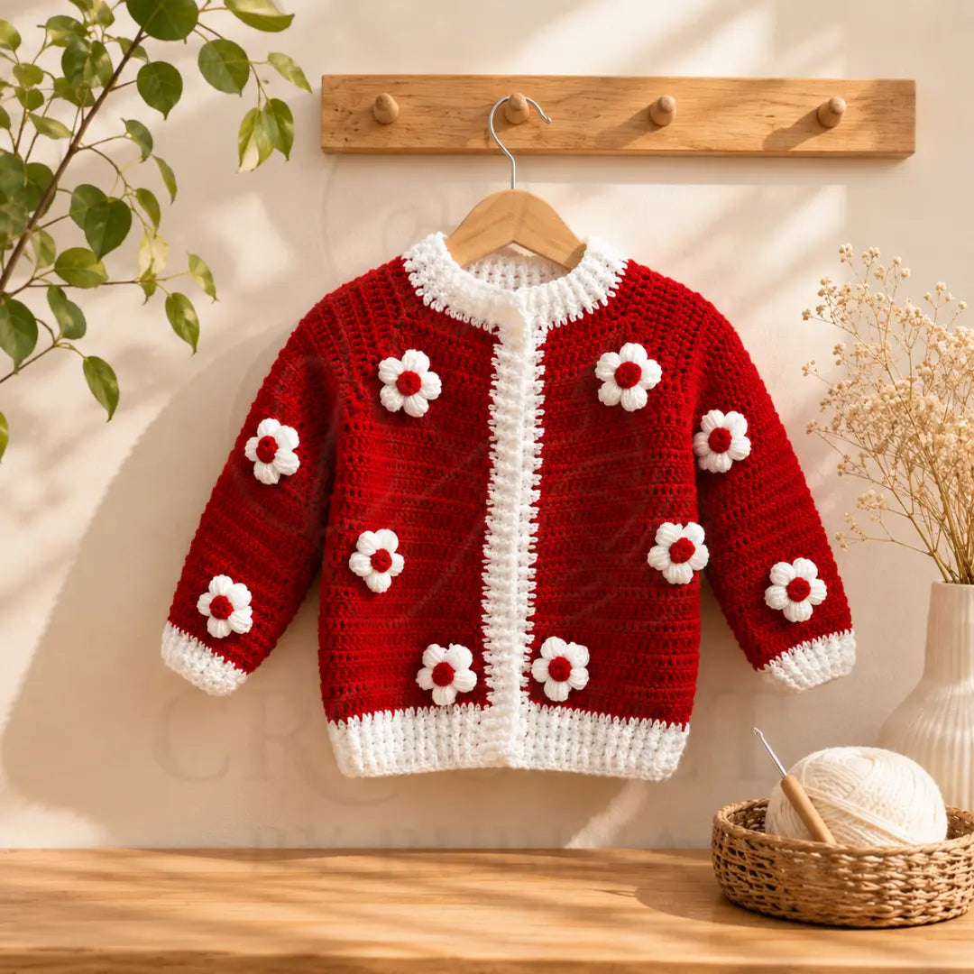 Crochet Daisy Sweater