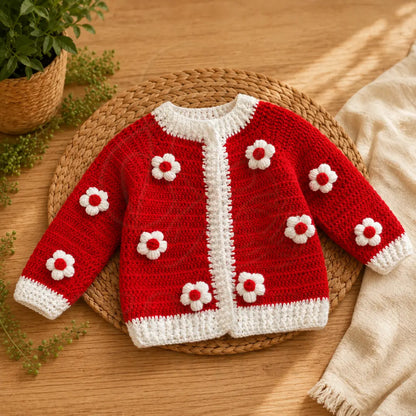 Crochet Daisy Sweater