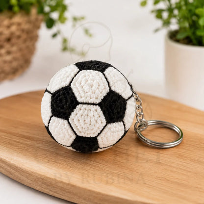 Crochet Ball Keychain
