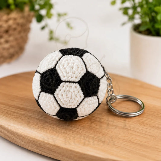 Crochet Ball Keychain