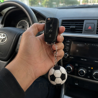Crochet Ball Keychain