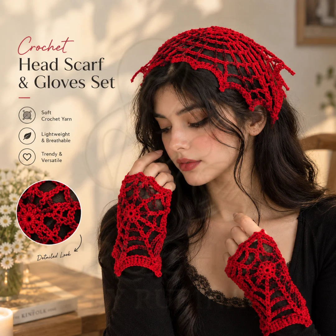 Halloween Bandana & Gloves Set
