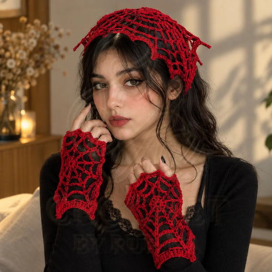 Halloween Bandana & Gloves Set